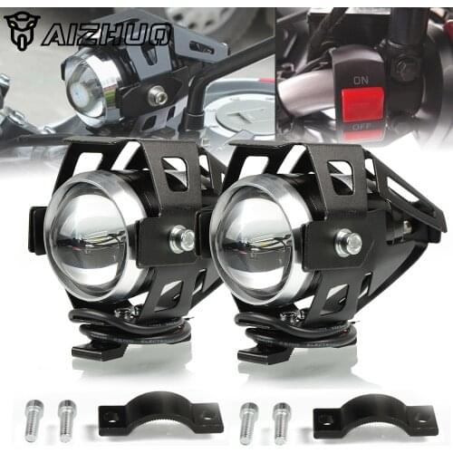 Motorcycle Headlights U5 Headlamp Spotlights Fog Head Light For HONDA VTX1800 VTX1300 RETRO GL 1500 1800 Shadow 1100 CB1000R CBR