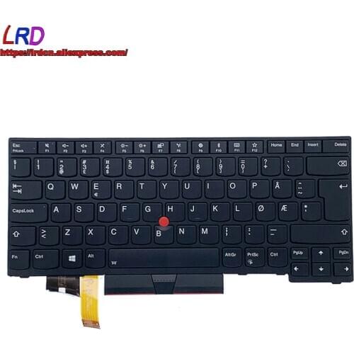 New Original Norwegian Backlit Keyboard for Thinkpad T480S T490 P43S E480 E490 T495 L480 L490 L380 L390 Yoga Laptop 01YP540