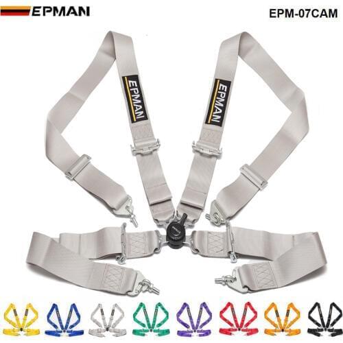 New Epman Racing For Golf For Honda Universal 4-Point 3"Nylon Strap Harness Safety Camlock EPM-07CAM