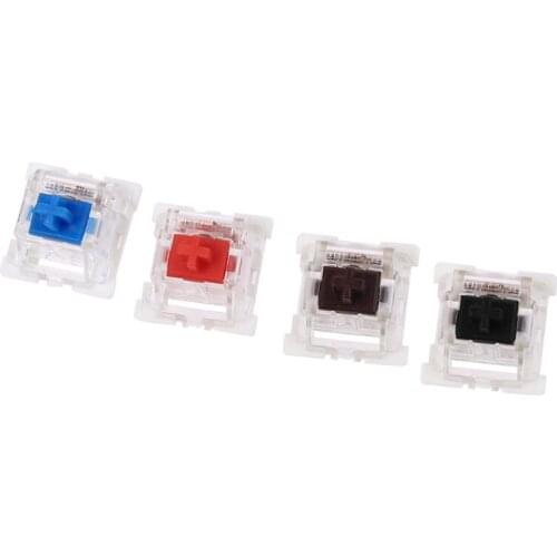 Outemu 3Pin Switches black red brown blue SMD LED Switch for Mechanical Keyboard replacement for Cherry MX Gateron DIY keycaps