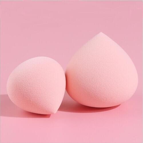 SAIANTTH Elastic Peach Sponge Makeup Egg Not Eat Powder Cosmetic Puff Super Soft Wet Dry Beauty Tool 55mm
