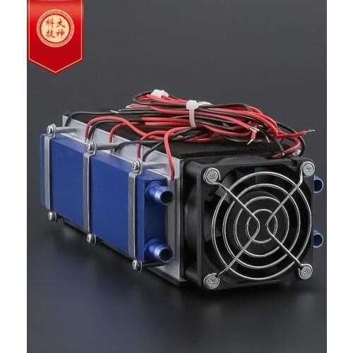 DIY Refrigerator Semiconductor Refrigerator Aluminum Plate Refrigerator 12V Cooler Self-made Small Refrigerator