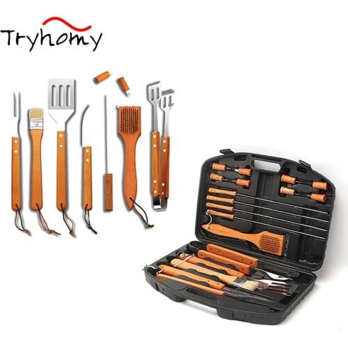 Foldable Lightweight Barbecue Charcoal Mni BBQ Grill Outdoor Patio Camping Polding Cooker BBQ Party Cooking BBQ Grill Tools Set