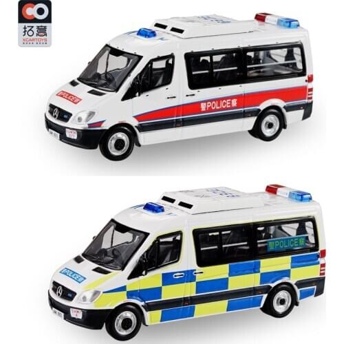 XCarToys 1:64 Sprinter HongKong H.K. EU / Traffic Police Cars Diecast Model Car
