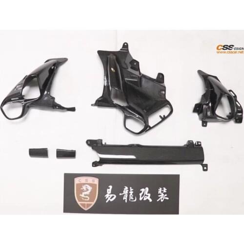 Dry Carbon Fiber Car Interior Air Conditioning Port For Fera-ri 458 Interior Car Parts