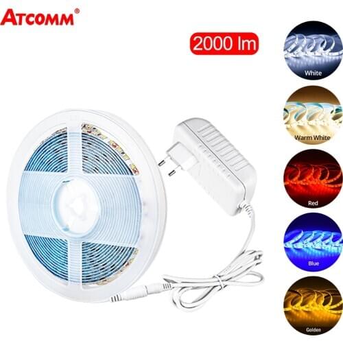 2000 lm LED Strip Light Backlight 600 LEDs 5m 2835 LED Tape Lamp IP65 Waterproof Night Lights For Bedroom Kitchen TV Background