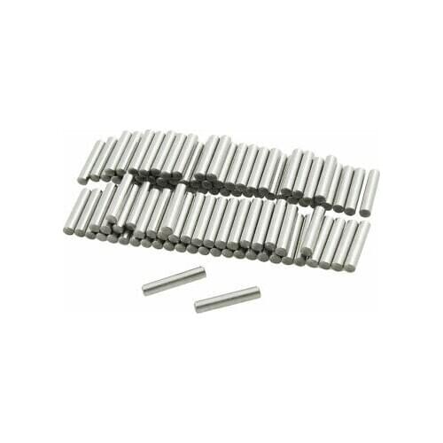 100 Pcs Stainless Steel 2.75mm x 15.8mm Dowel Pins Fasten Elements