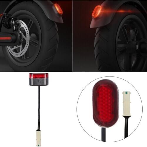 Electric Scooter Rear Tail Light Lamp LED Tail Stoplight Brake Bird Scooters Safety Light Scooter Vehicles