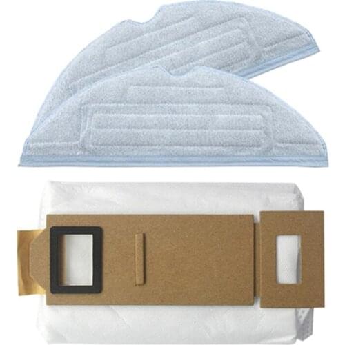 For Xiaomi Roborock T7 T7Plus S7 Replacement Parts Vacuum Cleaner Parts Dust Bag and Cleaning Cloth