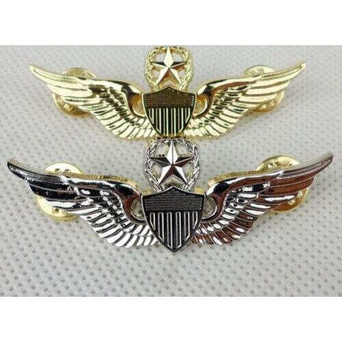 US Army Aviation Branch Master Aviator Wings Insignia Badge Pin -L0017 Military 5605101