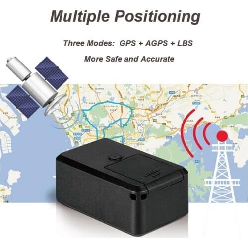 1Pcs Portable Mini GPS Tracking GF-19 GPS Tracker Magnetic Car Vehicle Truck motorcycle Tracking Locator Device GPS Dog Tracker