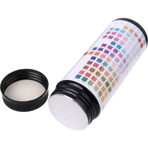 100PCS Upgrade 14 IN 1 Drinking Water Test Strips pH Hardness Alkalinity Lead Copper Iron Mercury Bromine Nitrite Test