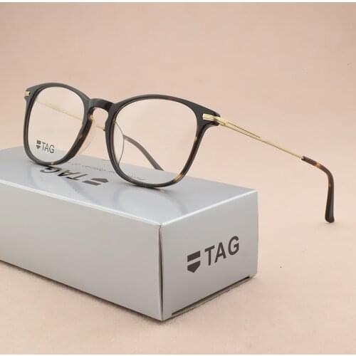 2020 TAG Brand Retro optical glasses frame women vintage eye glasses frames for men myopia TR90 eyeglasses men spectacle frames