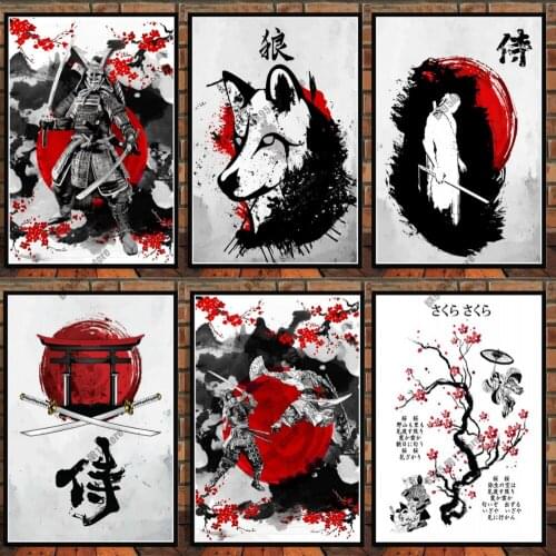 5D Diamond Painting Japan Bonsa Bushido Samurai Diamond Embroidery Full Square Mosaic Cross Stitch Kits Boys Room Decoration