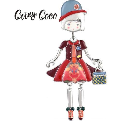Cring Coco Silver Brooches For Clothes