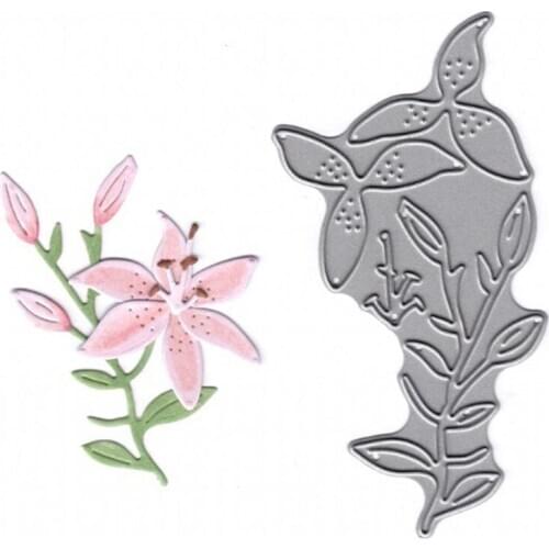 Daffodil Flower Metal Cutting Dies Stencils For DIY Scrapbooking Decorative Embossing Handcraft Die Cutting Template 2018 New
