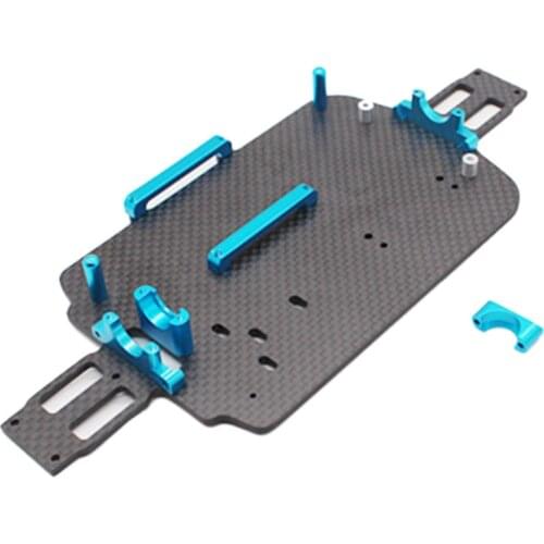 For WLtoys A949 A959 A969 A979 K929 A959-B A969-B A979-B A979-A A979-3 RC Car Spare Part A949-03 Carbon Fiber Chassis Low Body S