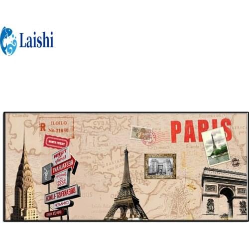 Eiffel Tower, vintage decoration Full Square/Round Diamond painting Embroidery portrait mosaic cross stitch painting Home Gift