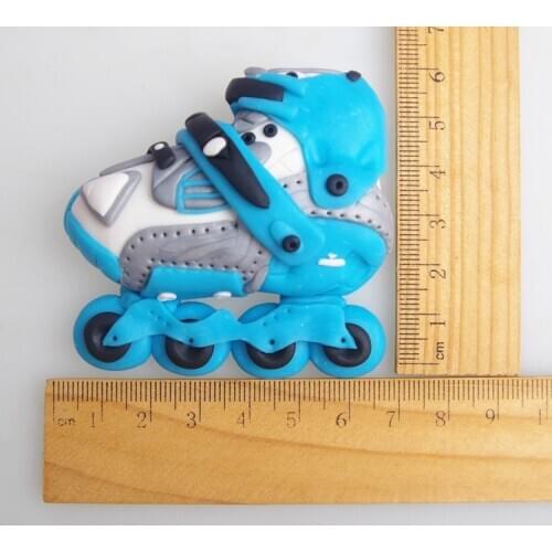 Creative skate skateboard shoes shape handmade soap mold silicone mold chocolate fondant cake decoration mould