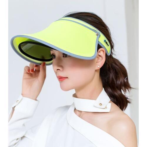 MAERSHEI elegant Women Sun Hat Retractable Visor Female Summer Sun Empty Top Hat travel Cap UV Sun Hat Woman Beach Hat 2019