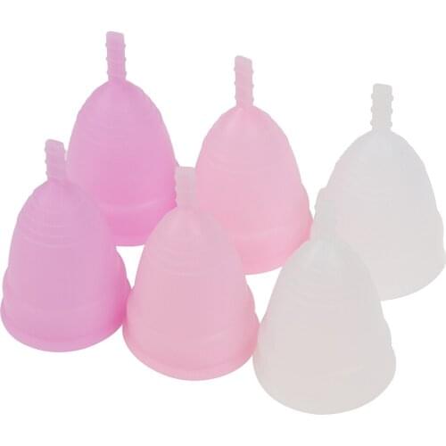 Medical Grade Menstrual Cup Soft Menstral Moon Cup Period Cups Reusable Silicone