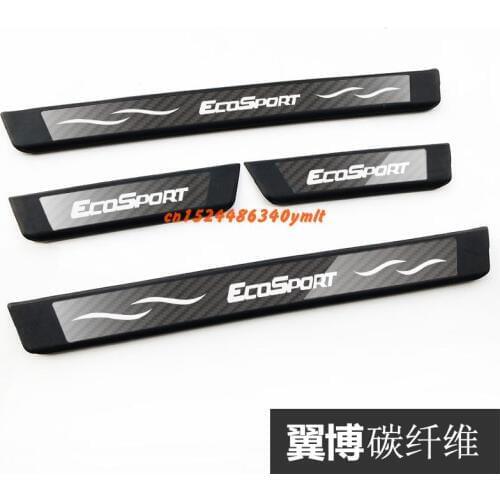 For Ford Ecosport 2018 High-quality stainless steel Plate Door Sill Welcome Pedal Car Styling Accessories