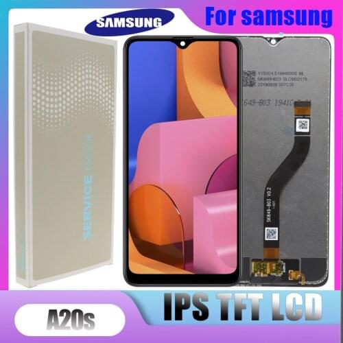 Original 6.5'' A20S LCD For SAMSUNG Galaxy A20S A207 LCD Display with Touch Screen Digitizer Replacement 100% test