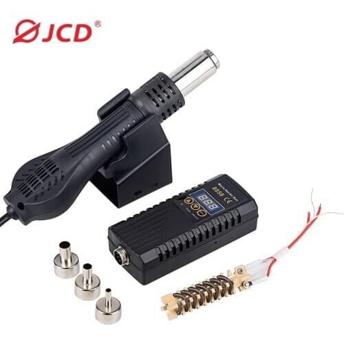 JCD Hot air gun 8858 LCD Digital Micro Rework soldering station Hair dryer for soldering 700W Heat Gun welding repair tools
