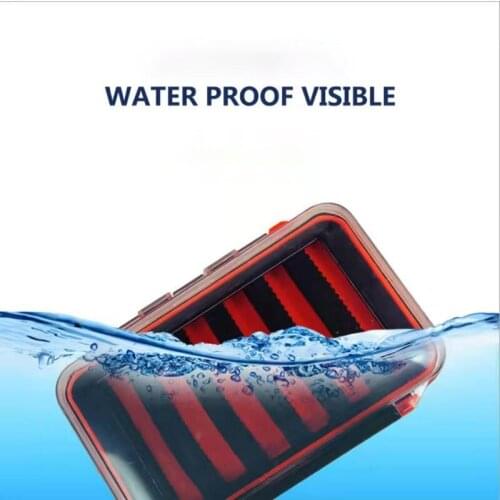 Hot Sale Plastic Fly Hook Box Fish Hook Box Insect Lure Fishing Bait Box Hair Hook Accessory Box