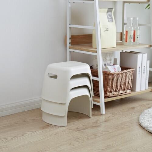 Plastic low stool children non-slip small bench fashion shoes bench thick and firm home kids furniture kids chair baby seat