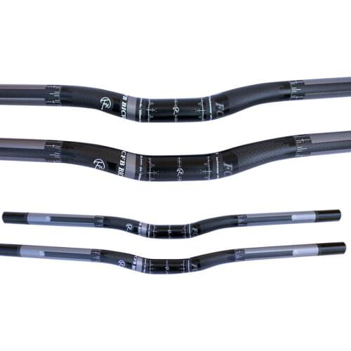 Carbon handlebar bmx carbon fiber folding bicycle rise handlebar handle 3k 25.4 *460/480/500/520/540/560/580/600/620/640--720mm