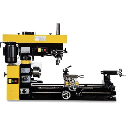 Lathe CT750 Multifunctional Drilling and Milling Machine Desktop Three-in-one Machine Lathe Drilling Milling Machine 220V YZ
