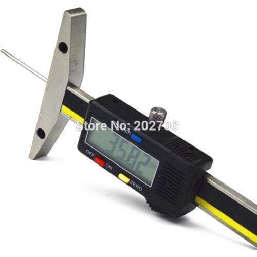 0-50mm 0-100mm 0-150mm Digital Depth Gauge with Slim Rod electronic tire tread depth gauge Digital Depth Gauges with Thin Rod