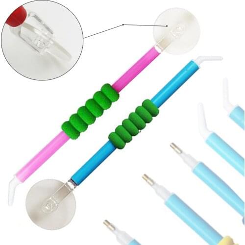 16pcs Professional elbow quick Point Drill Pen for Diamond Painting tools With Roller Kits Diamond Embroidery Accessories