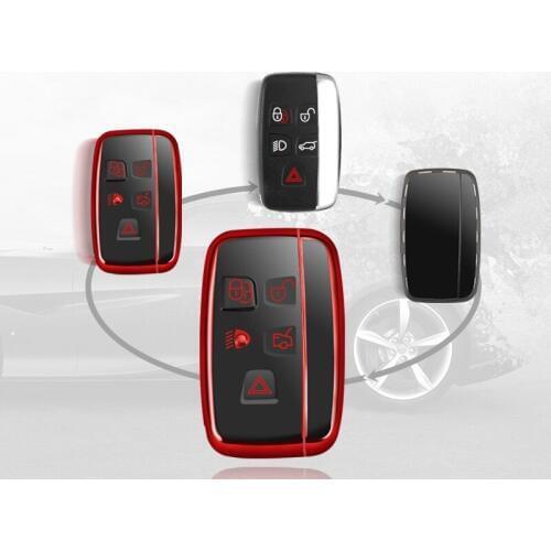 Car Key Cover Protection Case For Land Rover Sport Evoque A9 Range Rover Freelander 2 Jaguar C-X16 V12 Guitar XE XJ XJL XF