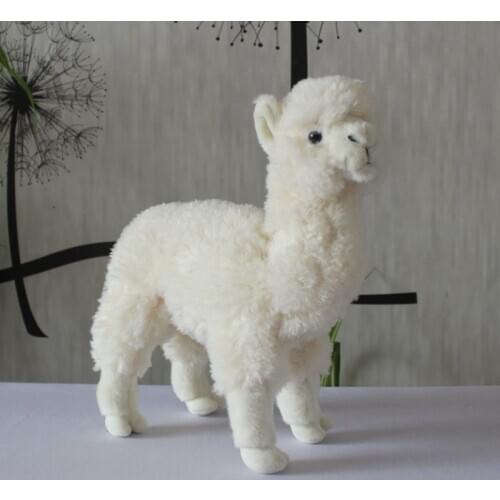 30x32cm new plush toy simulation alpaca sheep soft doll kids toy decoration birthday gift h1265