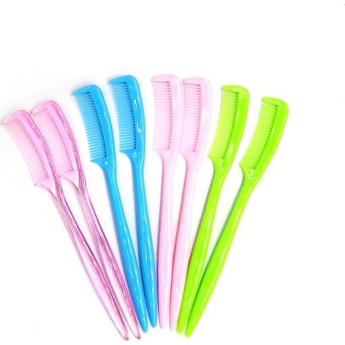 50 pcs Eyelash extension Eyelash eyebrow comb BJD doll mini comb