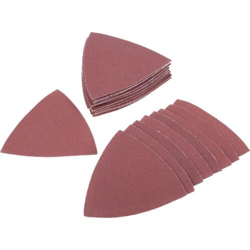 60pcs Sandpaper Grit 240 80mm Hook and Loop Sander Grinder Paper Grinding Polishing Sanding Abrasive Tool Red