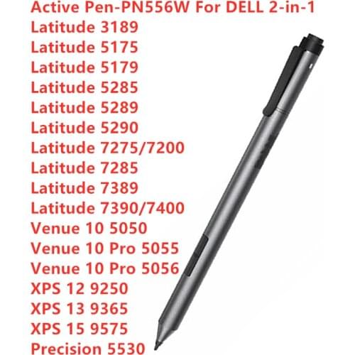 Active Stylus Pen PN556W new Dell Latitude 3189 5175 5179 5285 5289 5290 7275 7200 7285 7389 7390 7400 2-in-1 Tablet
