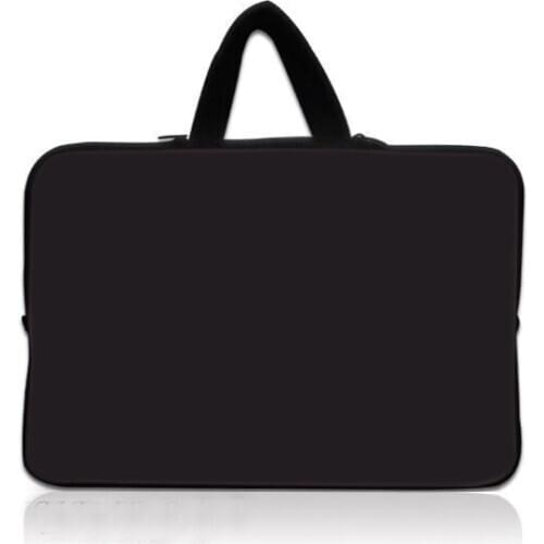 Black Laptop Bag 12 13.3 14 15.6 17 inch Notebook Sleeve Bag Women Men Solid Briefcase Handbag for Macbook Air Pro 13 15 16