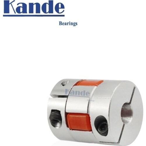 Two-jaw D14L22 coupler D14 L22 aluminum plum flexible shaft BW coupling motor connector solid rubber pad / 6 / 6.35 / 8/10 / mm