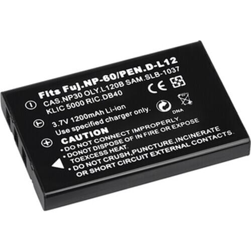 SLB-1037, SLB-1137 Battery Pack for Samsung Digimax V10, V700, V800, U-CA4, U-CA5, U-CA401, U-CA501, U-CA505 Digital Camera