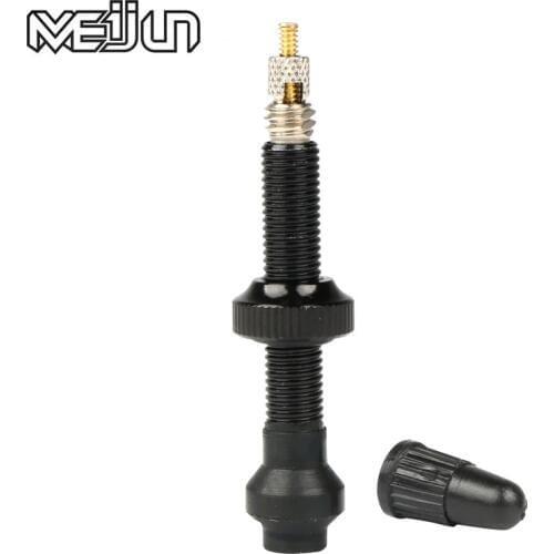 Mountain Bike Tubeless Presta Valve Extender 40mm Removable Alloy Bicycle Extended Air Nozzle Bike Tubeless Tire Valve Extender