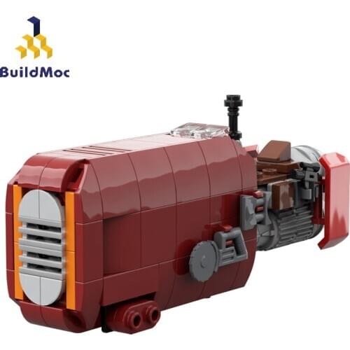 MOC Star Space Movie Toys Reys Speeder Technical Car Desert Speed Super-car Model Building Blocks Bricks Christmas Gift For Kid