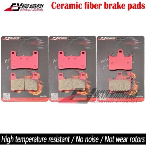 Motorcycle Ceramic Front Rear Brake Pads For Suzuki GSXR 600 750 GSXR600 GSXR750 K4/K5 2004-2005 GSXR 1000 GSXR1000 2004-2006