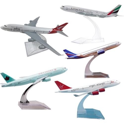1/400 16cm A330 Diecast Airliner Plane Model with Base Education Toy Kids Educational Toys for Children Gifts