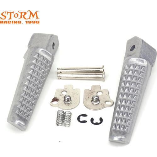 Motorcycle Rear Foot Pegs Footrest Pedals Aluminum For CB400 CBR250 MC19 CBR250 MC22 CBR929 CBR954 CBR900 CB-1 BROS400 BROS600