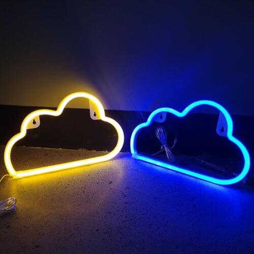 Vogliovoi Neon Sign Light SMD2835 Indoor Night light Cloud Pink Red White Green Model Holiday Xmas Party Wedding Decorations