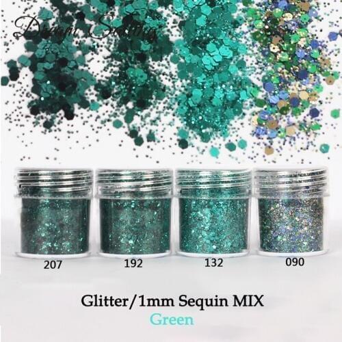 Nail Art Decoration Nail Glitter Pigment Flakes Holographic Laser Chameleon Nail Sequin Paillettes Powder Dust 10ml Manicure