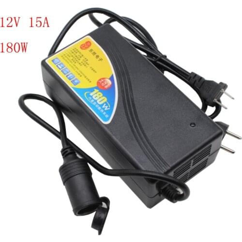 180W Power converter ac 220v(100~250v) input dc 12V 15A output adapter car power supply